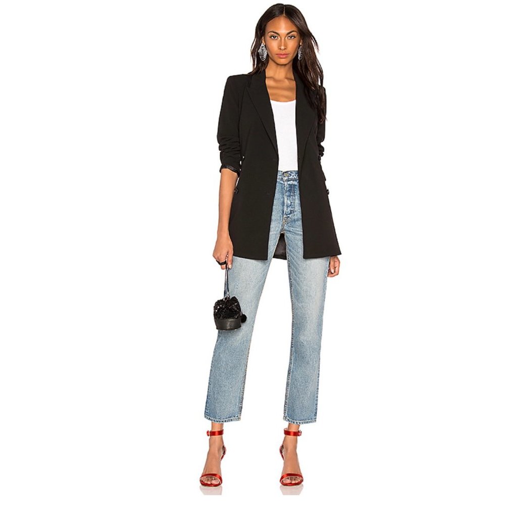 LPA Double Breasted Blazer in Black